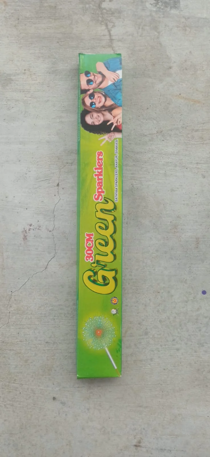 30 Cm Green Sparklers (5 Sticks)