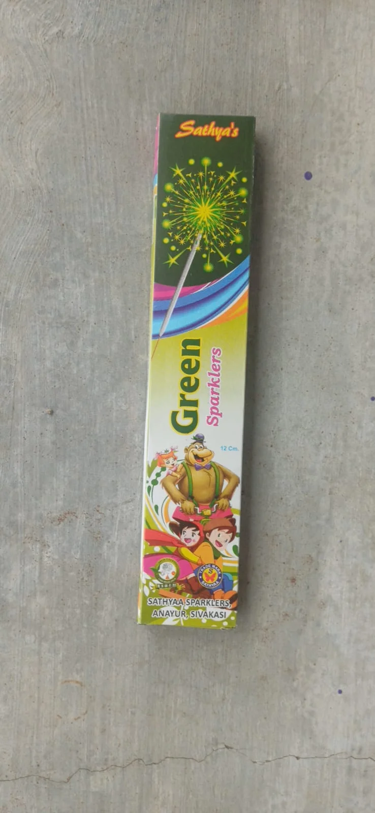 12 Cm Green Sparklers (10 Sticks)